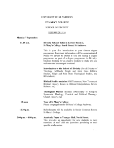 Pre-sessional Timetable - September 2015