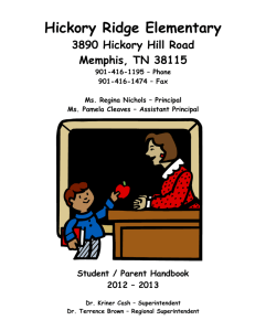 Student Handbook - Shelby County Schools