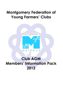 Club AGM Information Pack