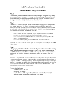 Model Wave Energy Generator 2.4.3