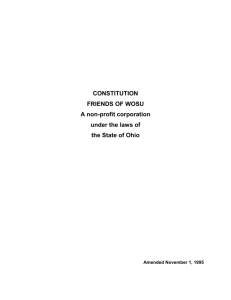 Constitution: Friends of WOSU