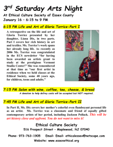3rd Saturday Arts Night: Gloria Torrice