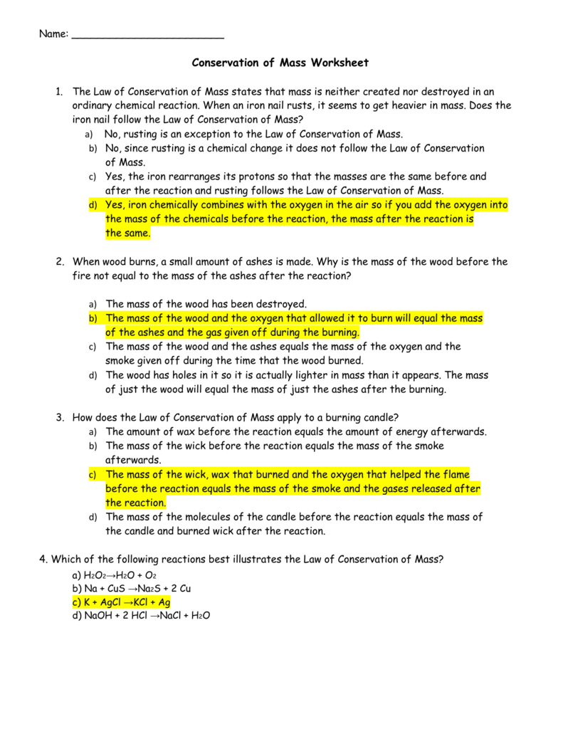 conservation-of-mass-worksheet