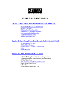 Planning Guide - MTNA Foundation