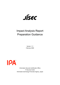 5. Examination of the Impact Analysis Report