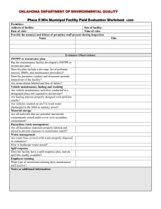 ODEQ Municipal Facility Evaluation Form