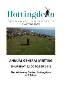 full report - The Rottingdean Preservation Society