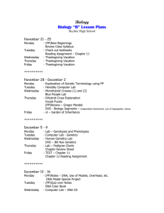 November 28 – December 2 - Idaho Falls School District 91