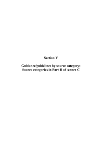 Section V.A. Waste Incinerators Section V Guidance/guidelines by