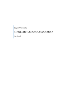 ARTICLE I – The Graduate Student Association