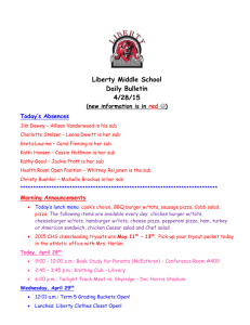 Liberty Middle School Daily Bulletin 4/28/15 (new information is in