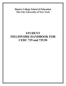 CEDC7297295FieldworkHandbook - Hunter College
