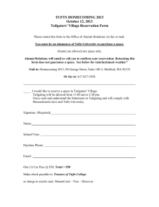 Tailgaters` Village Reservation Form