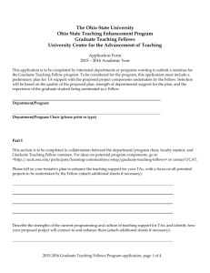 Faculty Mentor Commitment - UCAT