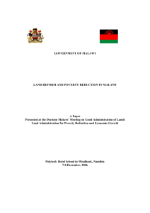 land tenure reforms and the evolving role of traditional authorities in