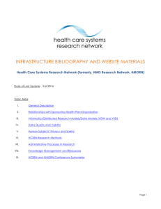 infrastructure bibliography and website materials