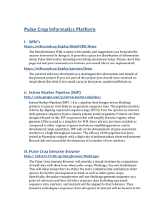 Pulse Crop Informatics Platform