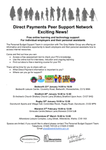 Direct Payments Peer Support Network