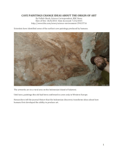 Cave Painting - Prep World History I