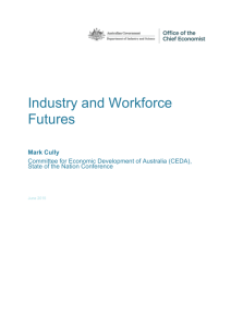 Industry and Workforce Futures - Department of Industry, Innovation