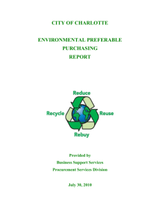 Fiscal Year 2010 Environmental Report
