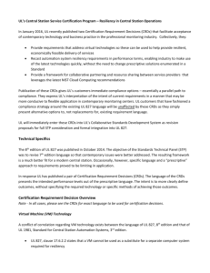 Resiliency in Central Station Operations - Industries