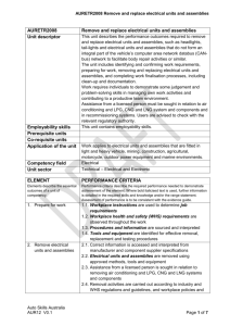 AUR12 Auto Electrical UOC