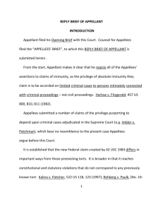 reply brief of appellant - Dr. Dover vs. The Oregon Medical Board