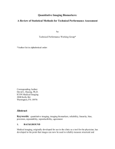 A Review of Statistical Methods for Technical Performance