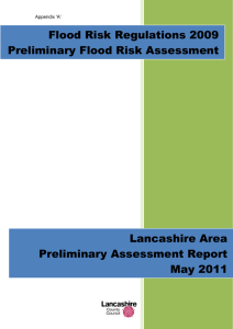 Lancashire PFRA Preliminary Assessment Report