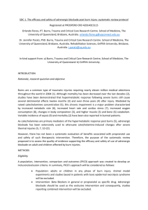 SDC 1. The efficacy and safety of adrenergic blockade post burn