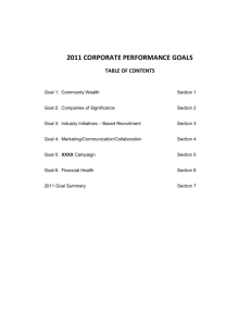 2011_Corporate_Performance_Goals