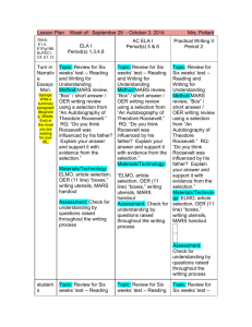 Plans for 9/29/14