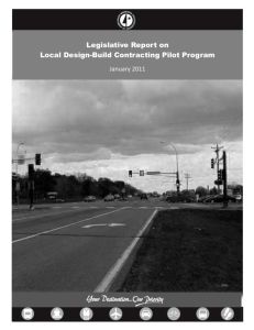 Legislative Report on - Minnesota Department of Transportation