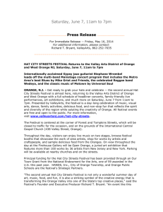 Press-Release-2014 - The Valley Arts District