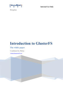 Distributed File System of GlusterFS