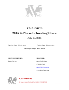 Volo Farm 2015 2-Phase Schooling Show