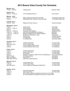 2008 Buena Vista County Fair Schedule