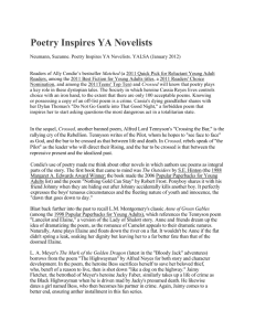 Poetry Inspires YA Novelists - Sewanhaka Central High School District