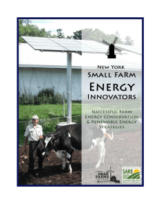 NY Farm Energy Innovators - Cornell Small Farms Program