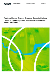 Review of Lower Thames Crossing Capacity Options