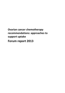 Forum outcomes - Cancer Australia