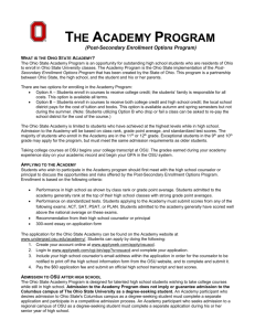 The Academy Program - Ohio State ATI