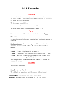 Polynomial - WordPress.com