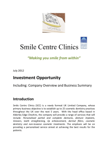 Company Name: Smile Centre Clinics Ltd