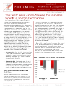 Free Health Care Clinics: Assessing the