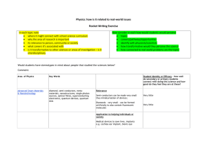 Rocket Writing Exercise