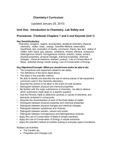 Chemistry Curriculum 2013 - cat-chem