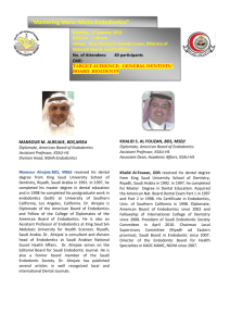 SDS Member - Saudi Dental Society