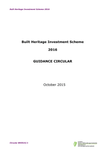 Built Heritage Jobs Leverage Scheme